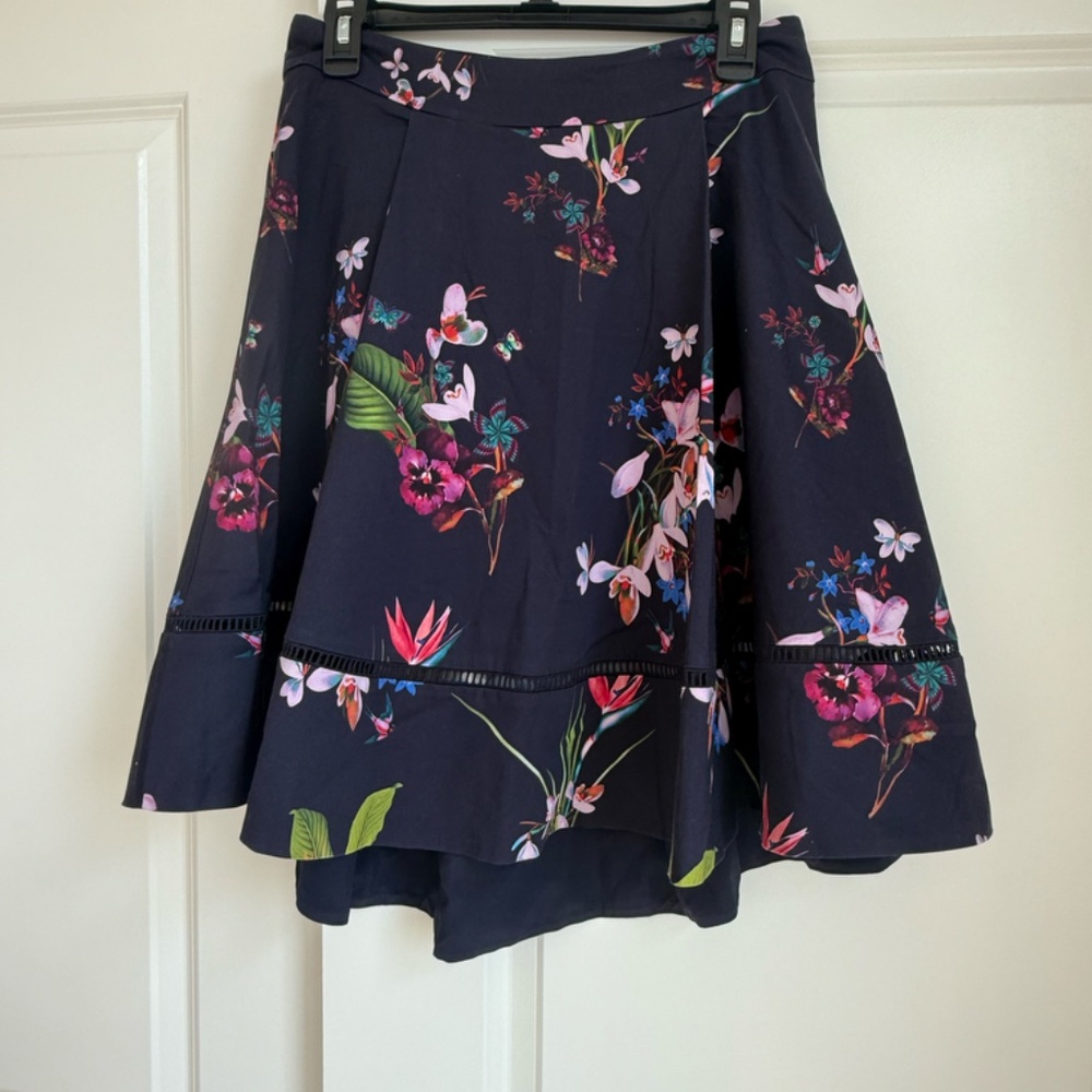 Ted Baker Navy Blue Skirt